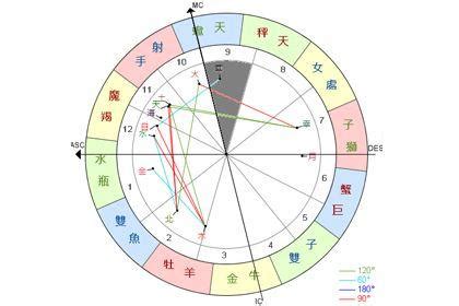 飛入9宮|星盤第九宮(遷移宮)象徵國外旅行、宗教信仰與高等教。